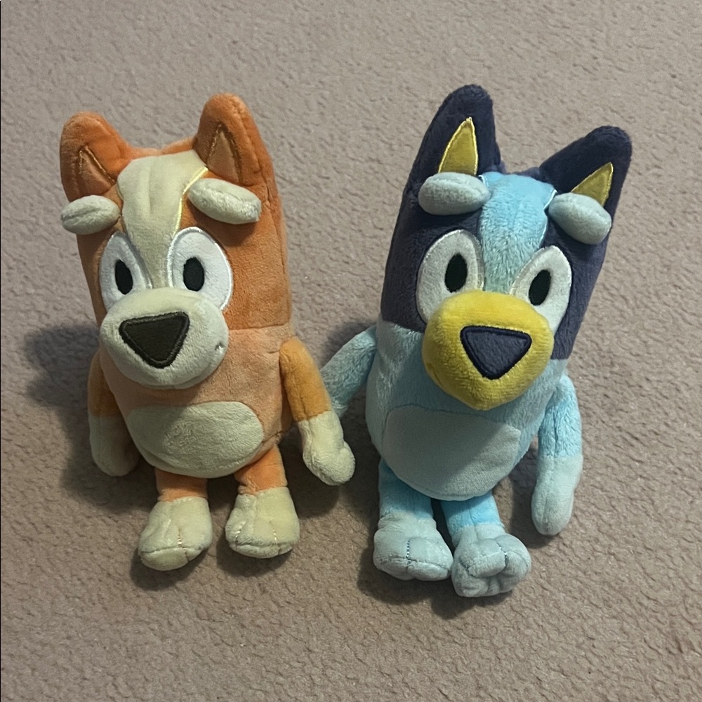 Bluey & Bingo 6” plush toys